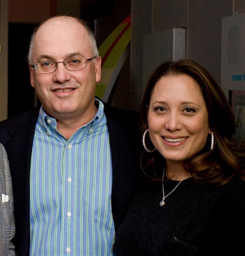 In this Dec. 10, 2009, photo released by Peppe Communications, billionaire hedge fund manager Steven Cohen and his wife, Alexandra, attend a benefit in New York.