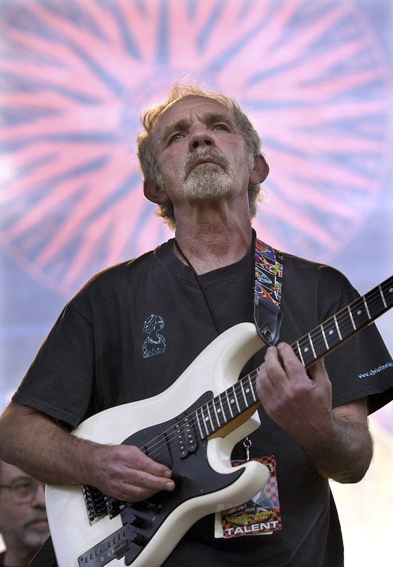 In this 2004 photo, singer-songwriter J.J. Cale plays during the Eric Clapton Crossroads Guitar Festival in Dallas.