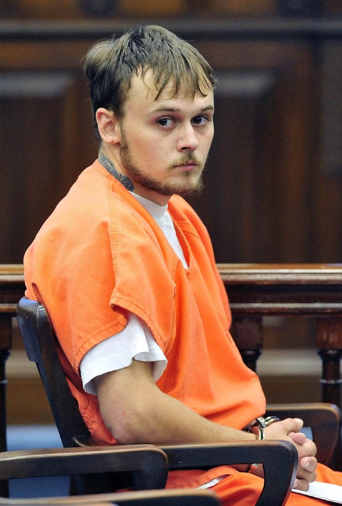 Jason C. Cote, 22, of Palmyra, appears in Somerset County Superior Court on Friday.