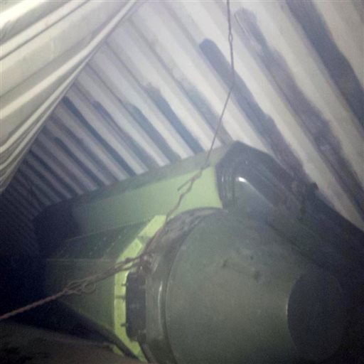 Panama's President Ricardo Martinelli posted this picture on his Twitter account Monday showing what he said officials believe is sophisticated missile equipment found in containers of sugar aboard a North Korean-flagged ship traveling from Cuba.