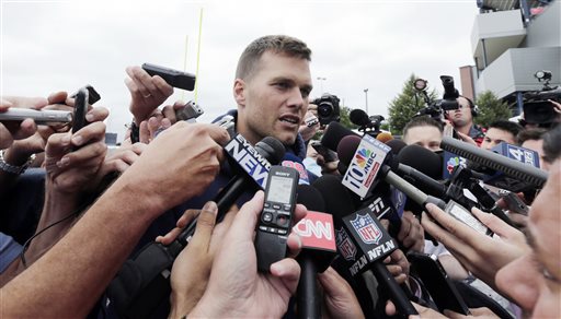 Tom Brady will be facing more questions than usual this season: not just the Aaron Hernandez arrest, but a complete revamping of receivers with the New England Patriots.