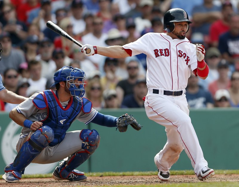 Shane Victorino did what he was supposed to do – put the ball in play – and his hard-hit, ninth-inning ground ball resulted in an error that allowed the winning run in Boston’s 5-4 win over Toronto at Fenway Park on Sunday.