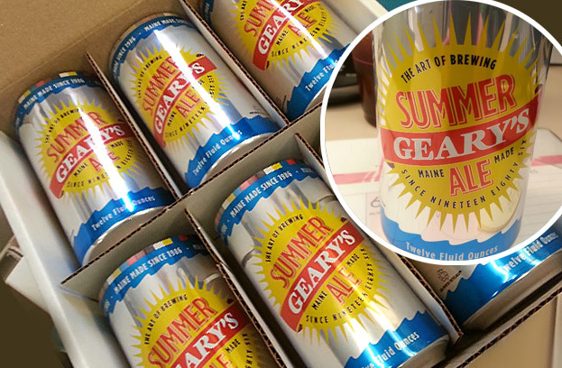 Geary’s put its Summer Ale in cans with campers and boaters in mind.