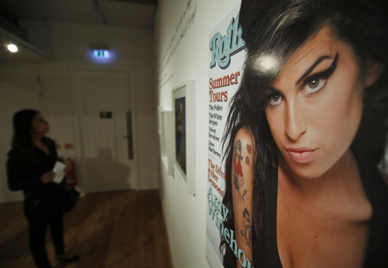 An exhibition titled "Amy Winehouse: A Family Portrait" opens Wednesday in London's Jewish Museum. It includes a trove of items from the singer's London childhood.