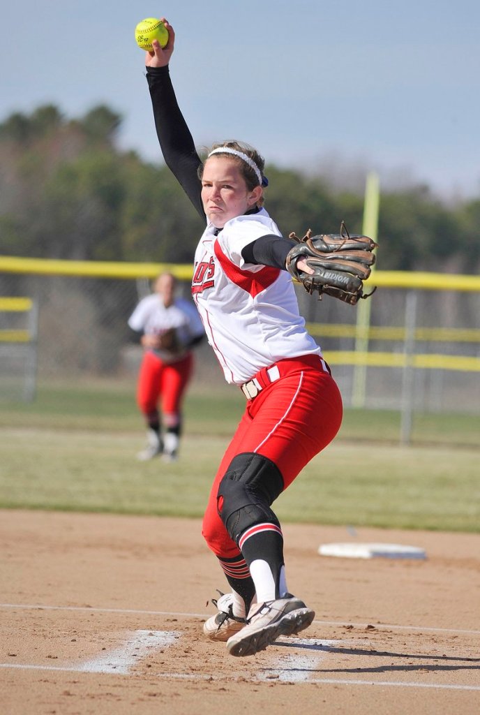 Danica Gleason was the SMAA defensive player of the year, primarily as a shortstop, but she also appeared at every other position for South Portland, including pitcher.