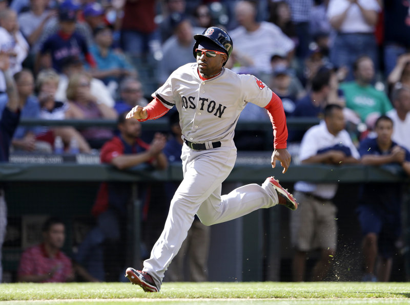 Jackie Bradley Jr. is poised to be the regular center fielder next season if Jacoby Ellsbury moves on as a free agent.