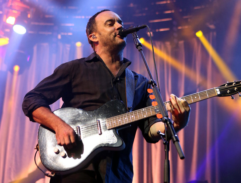 Dave Matthews, whose bicycle broke down Saturday, was aided by a fan headed to one of his concerts.