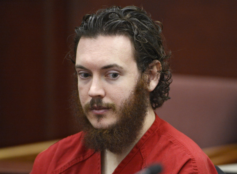 James Holmes during a court appearance in June.