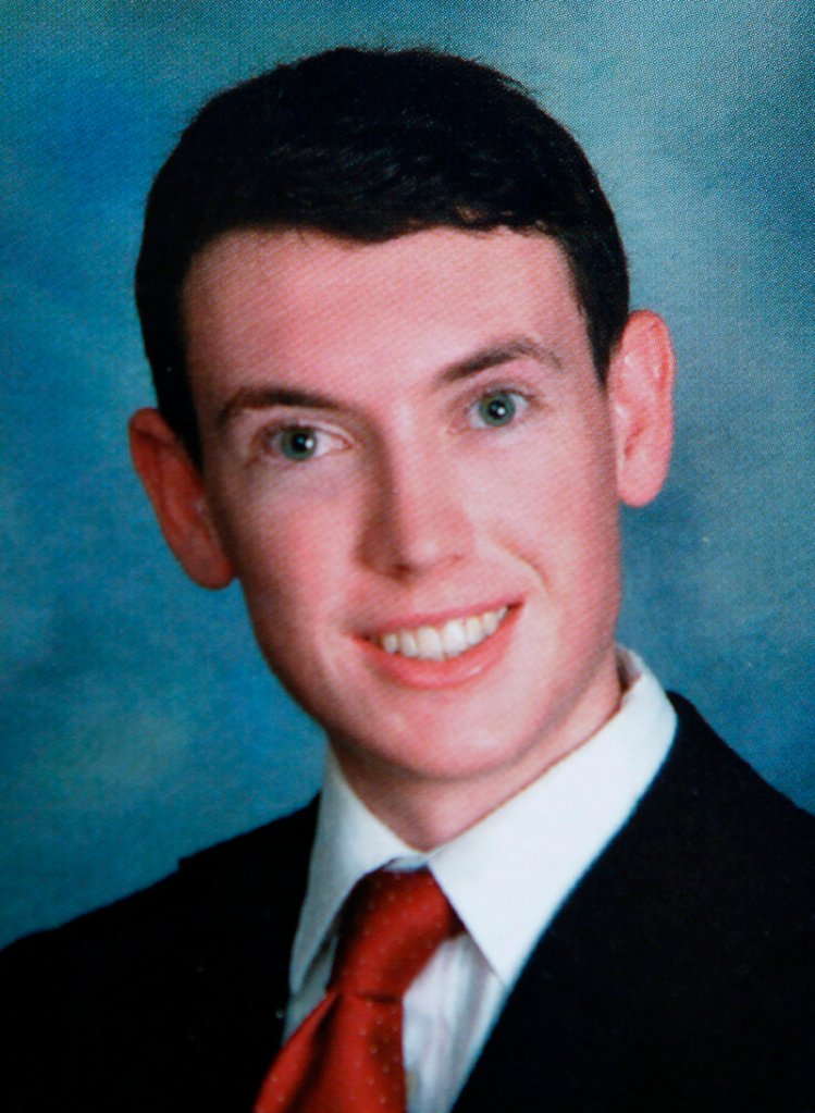 James Holmes is pictured in 2006 in the Westview High School, San Diego, yearbook.