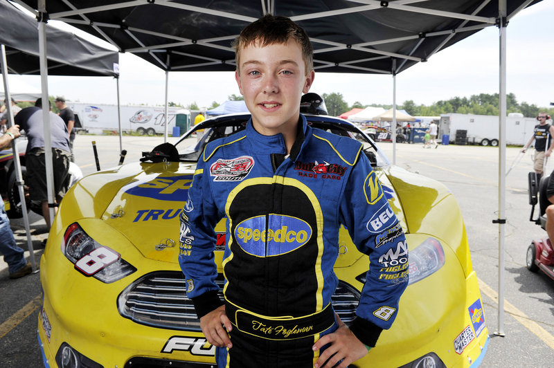 Should Tate Fogleman, 13, make it through the qualifying heats of the TD Bank 250, the Durham, N.C., teen would be the race’s youngest driver ever.