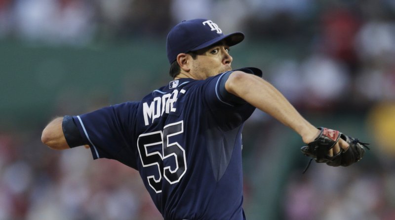 Tampa Bay’s Matt Moore was in control all the way at Fenway Park on Monday night, stifling the Red Sox with a masterful two-hit shutout. The Rays have now won six straight and 18 of their last 20 games. Moore, who allowed just one runner past first base, improved to 14-3 on the year.