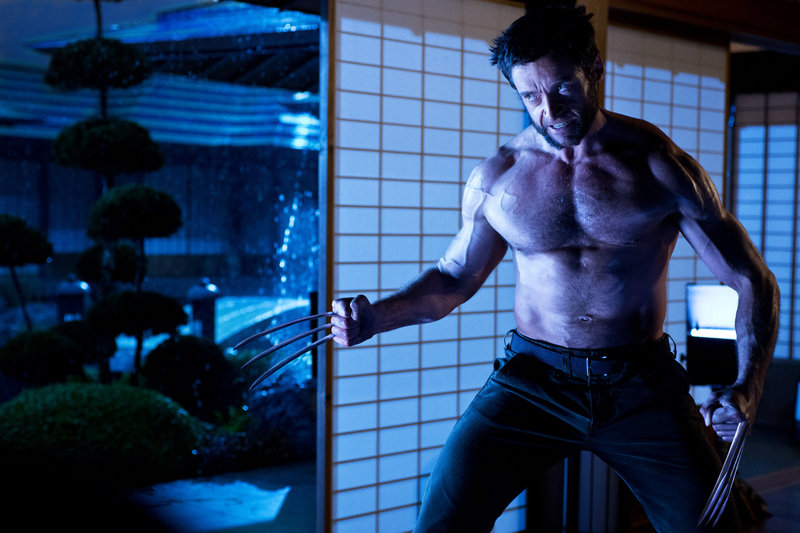 Hugh Jackman plays the clawed superhero Logan/Wolverine in a scene from the newly released film, "The Wolverine."