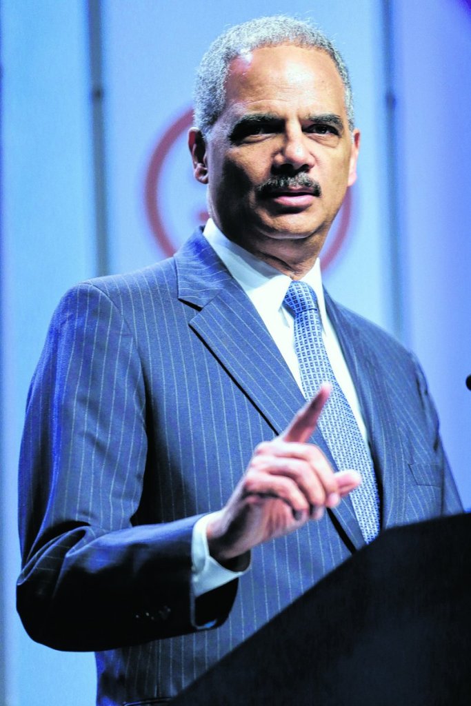 Attorney General Eric Holder speaks about voting rights Thursday at the National Urban League’s annual conference in Philadelphia.