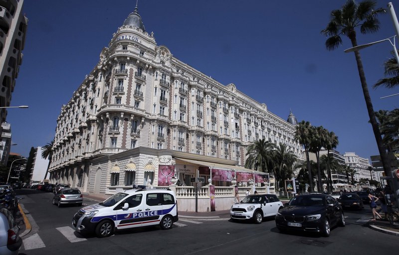 The Carlton Intercontinental Hotel in Cannes, France, was the scene of a daylight robbery Sunday in which $53 million worth of jewels and diamonds were stolen.
