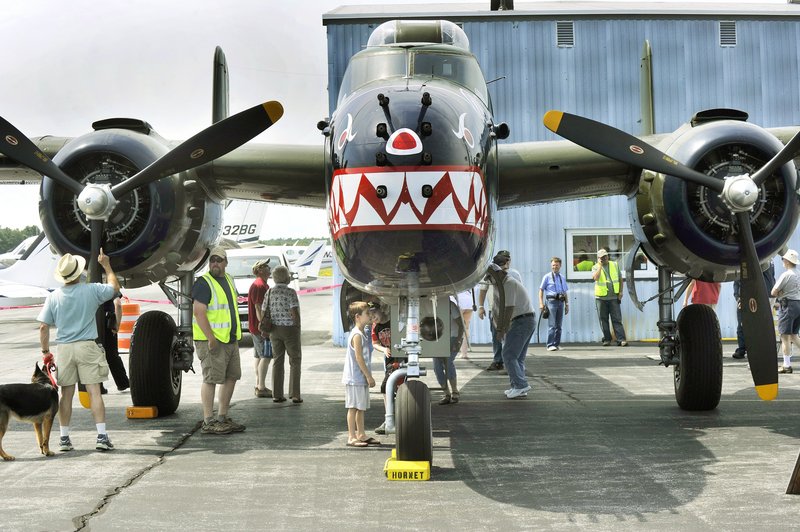 The Texas Flying Legends, who maintain and fly a collection of World War II aircraft, will return to Wings Over Wiscasset on Tuesday.
