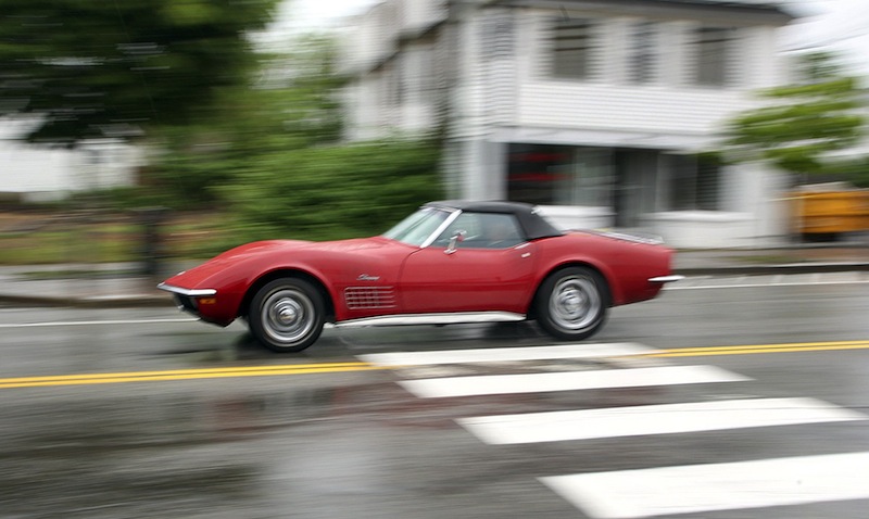 In this 2011 file photo, a red 1971 Corvette Roadster. The price of classic cars has swelled since the worst of the economic downturn. As the economy improves and the value of classic cars rise, more buyers are taking them in for paint jobs, modifications and tune-ups, especially in car-crazy Detroit.