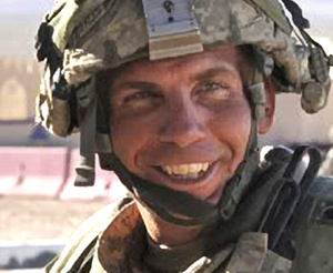 Army Staff Sgt. Robert Bales, shown during an exercise at the National Training Center at Fort Irwin, Calif.