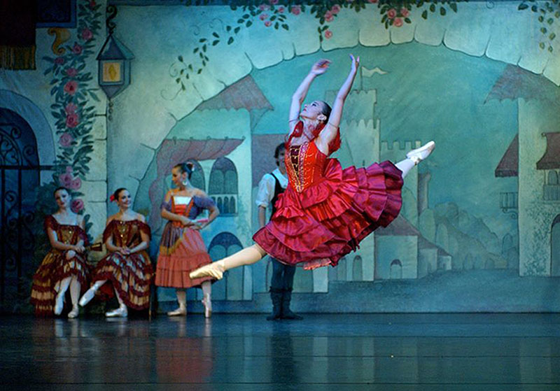 Janet Davis as Kitri in Maine State Ballet's production of "Don Quixote." She and Caitlin Bernard are alternating the role.