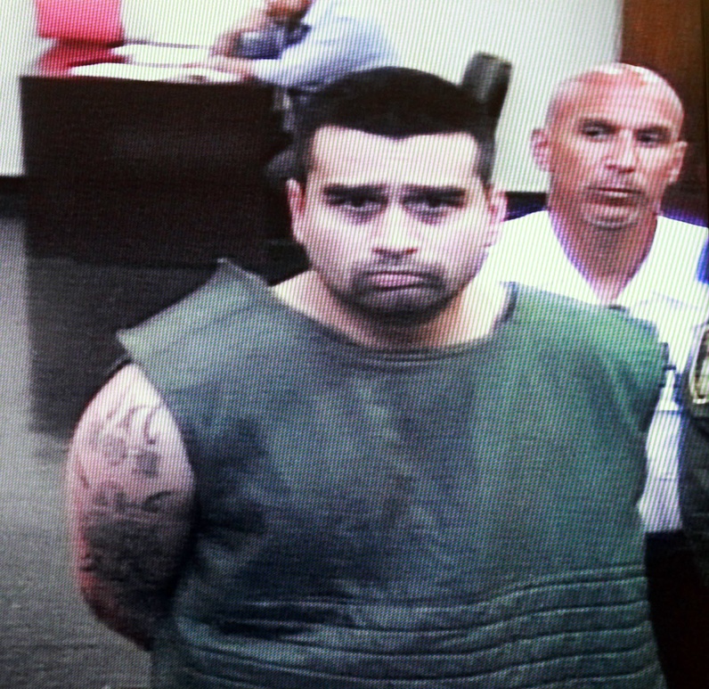 Derek Medina is arraigned via video on Friday in Miami. Medina apparently posted a message on his Facebook page in which he confessed to killing his 26-year-old wife, Jennifer Alfonso, and moments later, a gruesome photo appeared on the page. Southmiami Folo;Court 09 Four PAB