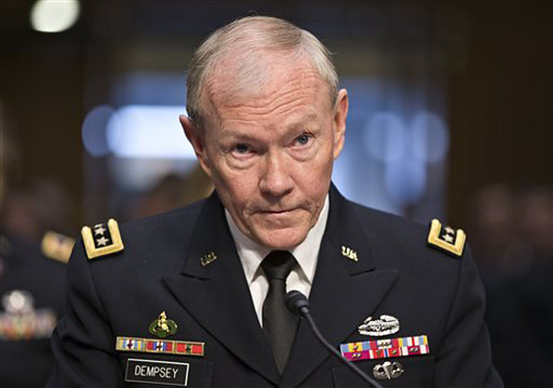 Gen. Martin Dempsey, chairman of the Joint Chiefs of Staff, shown at a hearing before the Senate Armed Services Committee on July 18, told ABC's "This Week" that neither the location nor the target of a potential attack is known, but he believes the "intent is to attack Western, not just U.S., interests."