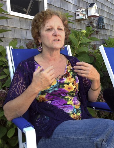 Janet Uhlar-Tinney, a juror in the federal trial of James "Whitey" Bulger, discusses how the jury worked through their deliberations, during an interview at her home on Wednesday in Eastham, Mass.
