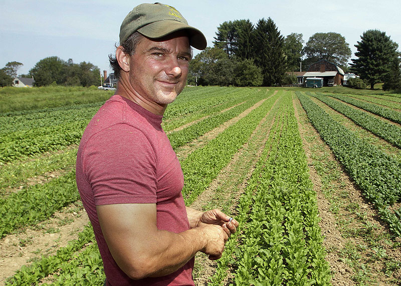 Andre Cantelmo of Heron Pond Farm in South Hampton, N.H., joined hundreds of fellow New England farmers at public hearings last week on expanded food-safety rules.