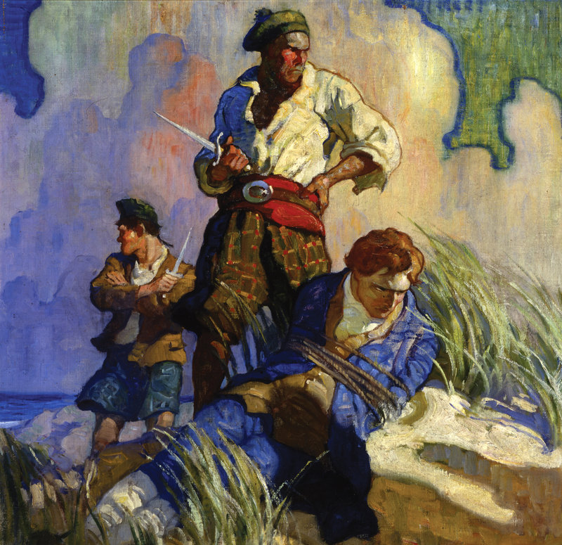 N.C. Wyeth paintings at the Farnsworth Art Museum include “David Balfour.”
