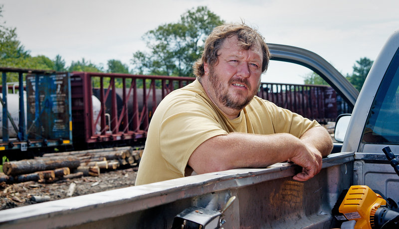 With the rail line to Quebec blocked, logs are now being shipped to customers by truck rather than by train, said Dan Preble, a log buyer in Brownville. In recent days, however, some train cars filled with logs have been re-routed to Quebec on other railroads, he said.