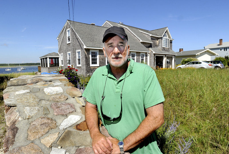 Don Petrin is among Scarborough residents to be affected by a recent waterfront land revaluation. Photographed here at his home on Pine Point on Thursday, August 1, 2013.
