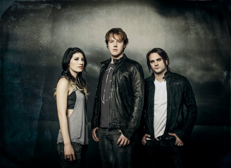 The Sick Puppies are, from left, Emma Anzai, Shim Moore and Chris Mileski.