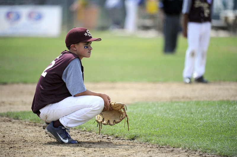 Luke Chessie started on the mound for Saco and was followed by five other pitchers who had trouble stopping Lincoln’s offense.