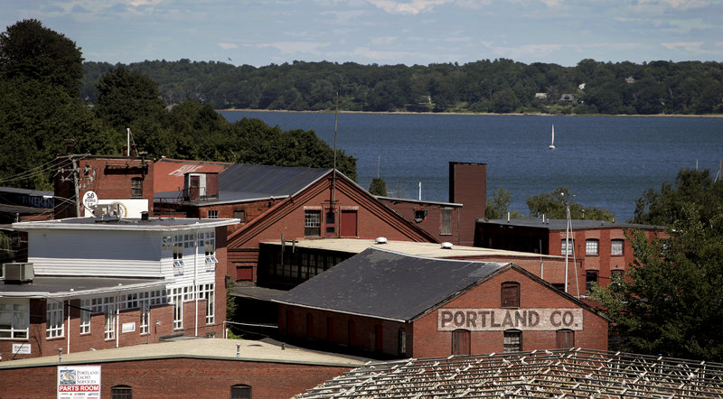 Last week’s sale of the Portland Company Marine Complex on Fore Street, above, allowed Phineas Sprague Jr. to move ahead with his plan to build a boatyard on Portland’s western waterfront.