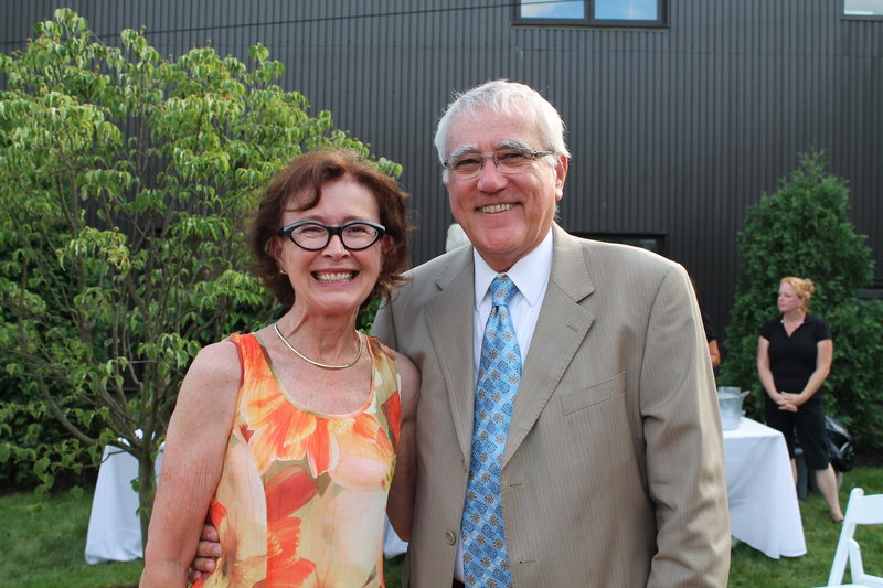 John Norton, vice president of advancement at the University of New England, with his wife, Barbara.