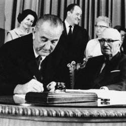Lyndon Baines Johnson, Harry Truman,