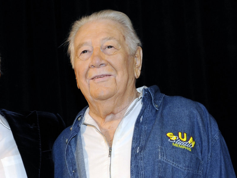 Jack Clement poses for photographers in the Country Music Hall of Fame in Nashville, Tenn., in April. He is seen as a catalyst who boosted other musicians’ careers.