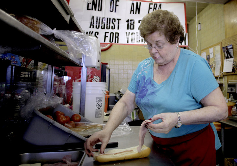 "It's bittersweet," Eleanor DiPietro said Thursday night, in between preparing customers' orders. "It's going to be hard, but it's time. I need to retire."