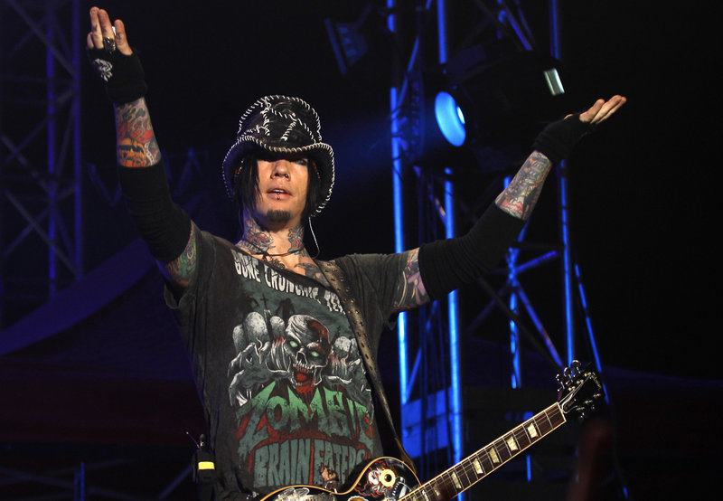 DJ Ashba is sky-high over his chopper ride, but some Nevadans wish their constabulary was more down to earth.