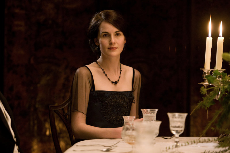 Michelle Dockery portrays Lady Mary in a scene from the second season of “Downton Abbey.”