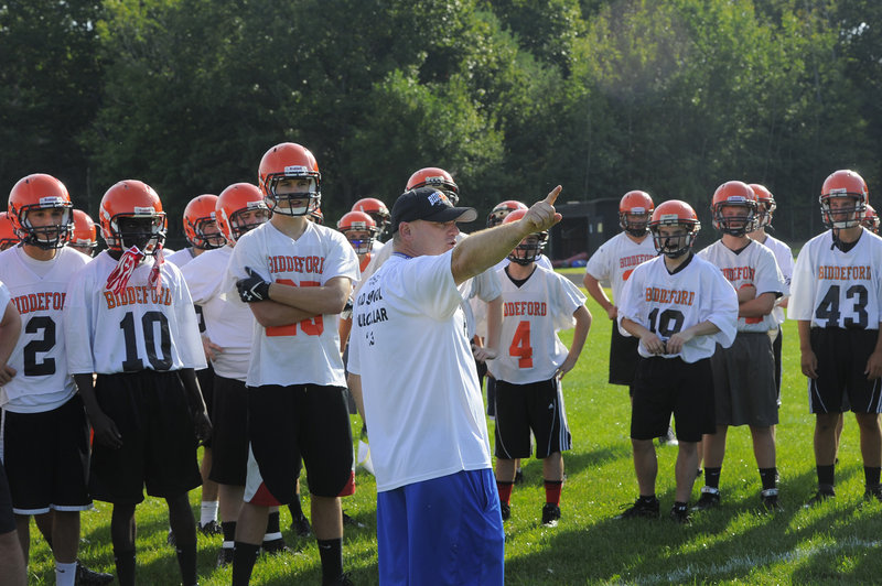 Biddeford football has a new but familiar face at the helm this year, as Brian Curit returns after seven years.