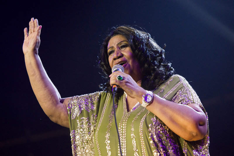 Aretha Franklin performs May 11 during McDonald’s Gospelfest 2013 at the Prudential Center in Newark, N.J.