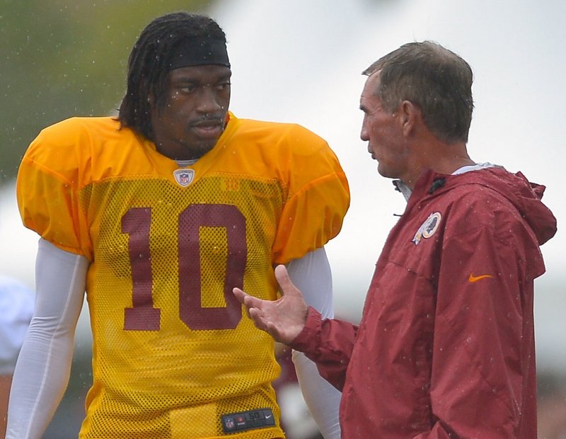 Robert Griffin III and Washington Coach Mike Shanahan haven’t been afraid to say critical things about each other in the media. “That’s part of the process. You want that strong mindset,” Shanahan said.