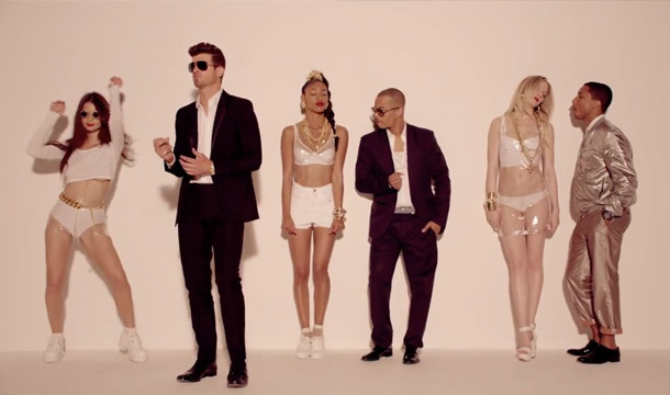 Nominees for Video of the Year include Robin Thicke for “Blurred Lines."