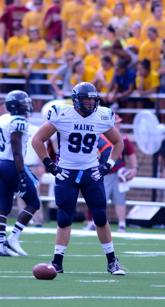 Although Michael Cole missed most of 2012, his seven sacks still led the CAA, giving him a three-year total of 21 that puts him within range of UMaine’s career mark of 27 1⁄2.