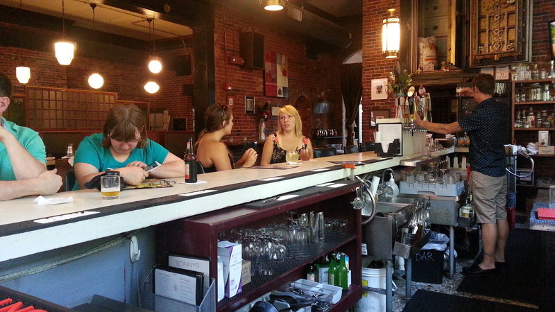 Sonny’s still attracts business people to its venerable location on Exchange Street, but it also draws a younger crowd.