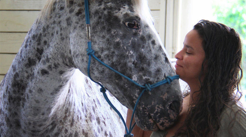 At the Healing Horse Therapy Center in Florida, Army veteran Jessie de Leon copes with the aftermath of the sexual trauma she experienced while in the service.