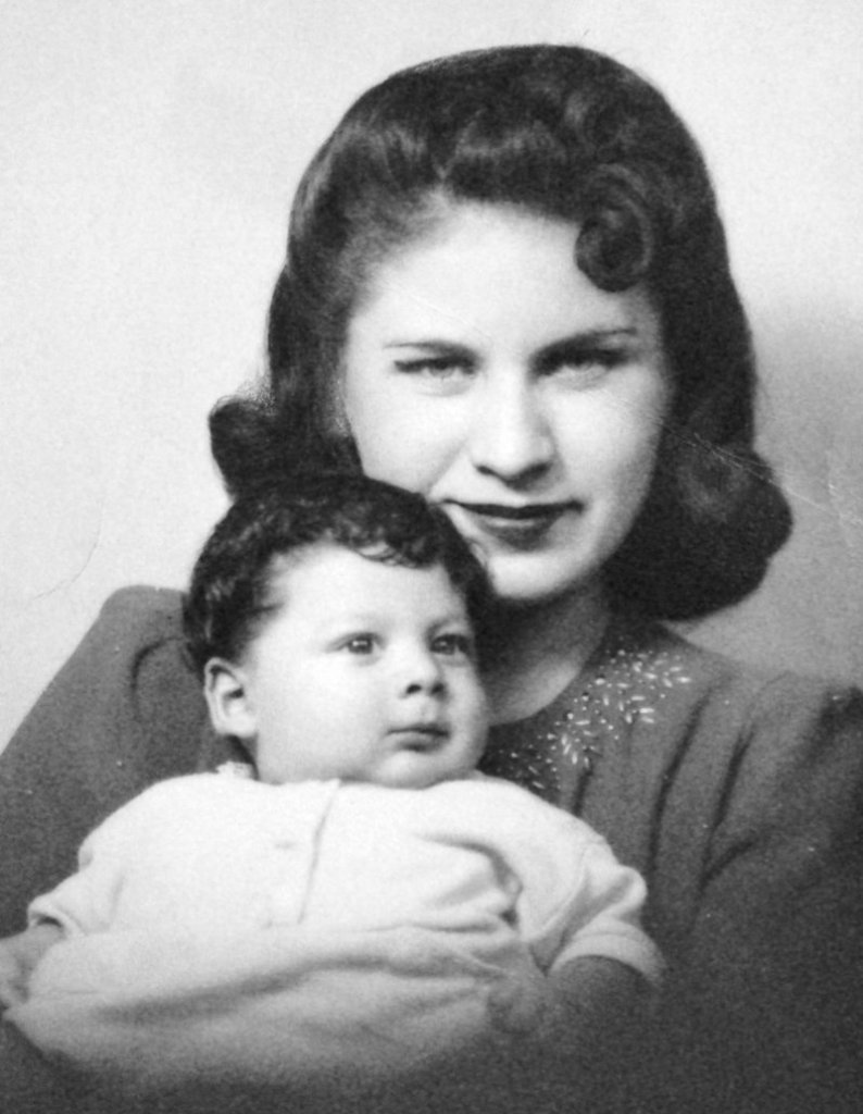 This photo shows Beatrice Kozera, whose fleeting affair with novelist Jack Kerouac was chronicled in “On the Road,” and her son in 1941.