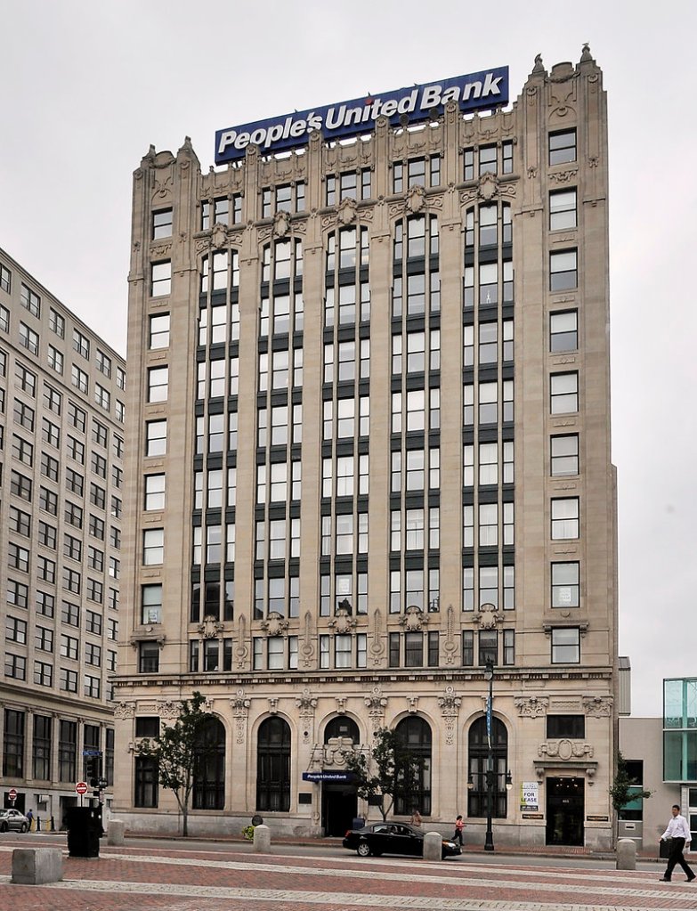 Joseph Soley's 5 Monument Square LLC bought the People's United Bank Building at 465 Congress St. on Aug. 22 for $5.6 million.