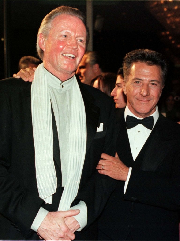 Jon Voight, left, and Dustin Hoffman are seen earlier this year.