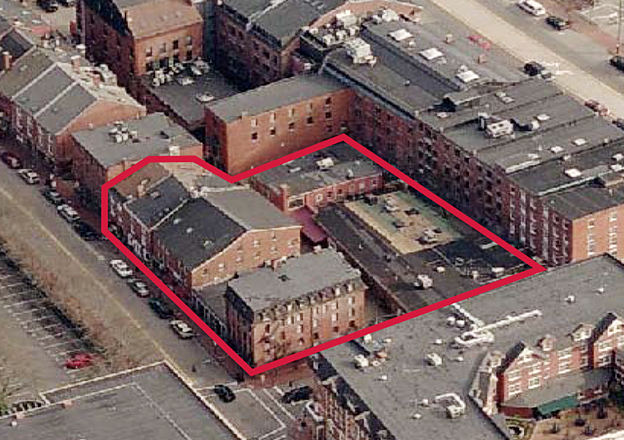 This image provided by Cardente Real Estate shows the Old Port properties that were purchased by Dream Port 3 LLC at auction a year ago and became the focus of an architecture competition.