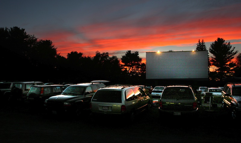In this July 2005 file photo, cars file into the Saco Drive-In. The 74-year-old Saco Drive-In was named Wednesday, Sept. 11, 2013 as a winner in a national contest that will provide it with a new digital projection system, ultimately allowing it to keep operating. Pouya Dianat
